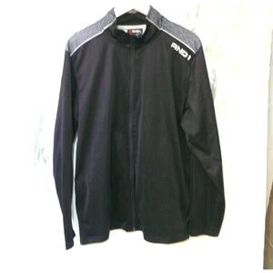 AND1 Mens Large Black/Gray Jacket Front Pockets